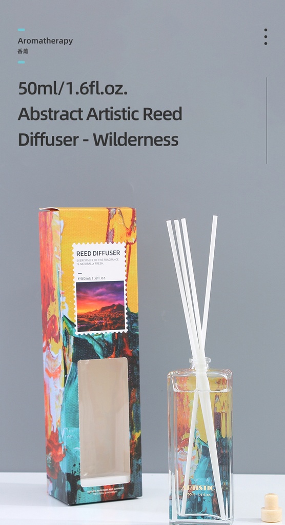 50ml/1.6fl.oz. Abstract Artistic Reed Diffuser - Wilderness