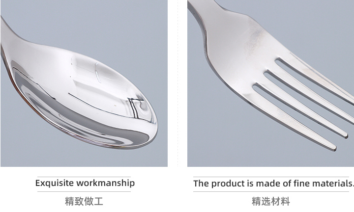 Macaron 304 Stainless Steel Flatware Set – Dinner Spoon and Fork