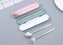 Portable 304 Stainless Steel Flatware Set – Dinner Spoon and Fork