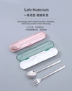 Portable 304 Stainless Steel Flatware Set – Dinner Spoon and Fork