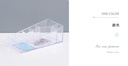 Simple Plastic Makeup Storage Bin