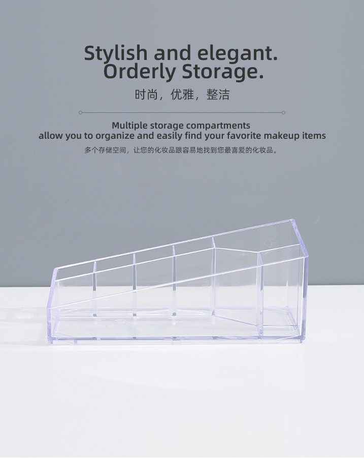 Simple Plastic Makeup Storage Bin