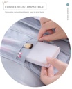 Foldable Multi-function Toiletry Bag(Gray)