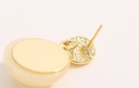 Simple Resin Round Earrings