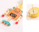 Trendy Acrylic Robot Earrings