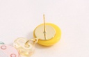 Trendy Acrylic Robot Earrings