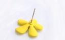 Cute Yellow Smiling Flower Earrings