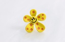 Cute Yellow Smiling Flower Earrings