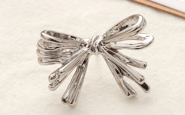Stylish Metal Bow Earrings