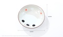 7-inch Cartoon Bear Plate(Gray)