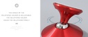 373-Fluorescent Magnetic Phone Car Mount (Red)