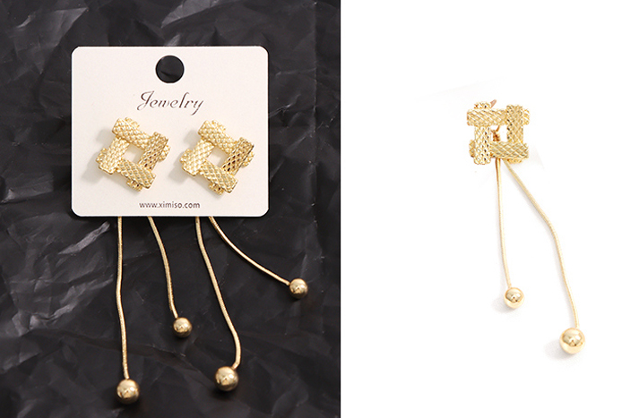 Stylish Long Geometric Earrings