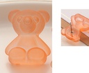 Cute Pink Bear Resin Earrings