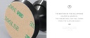 373-Fluorescent Magnetic Phone Car Mount (Black)