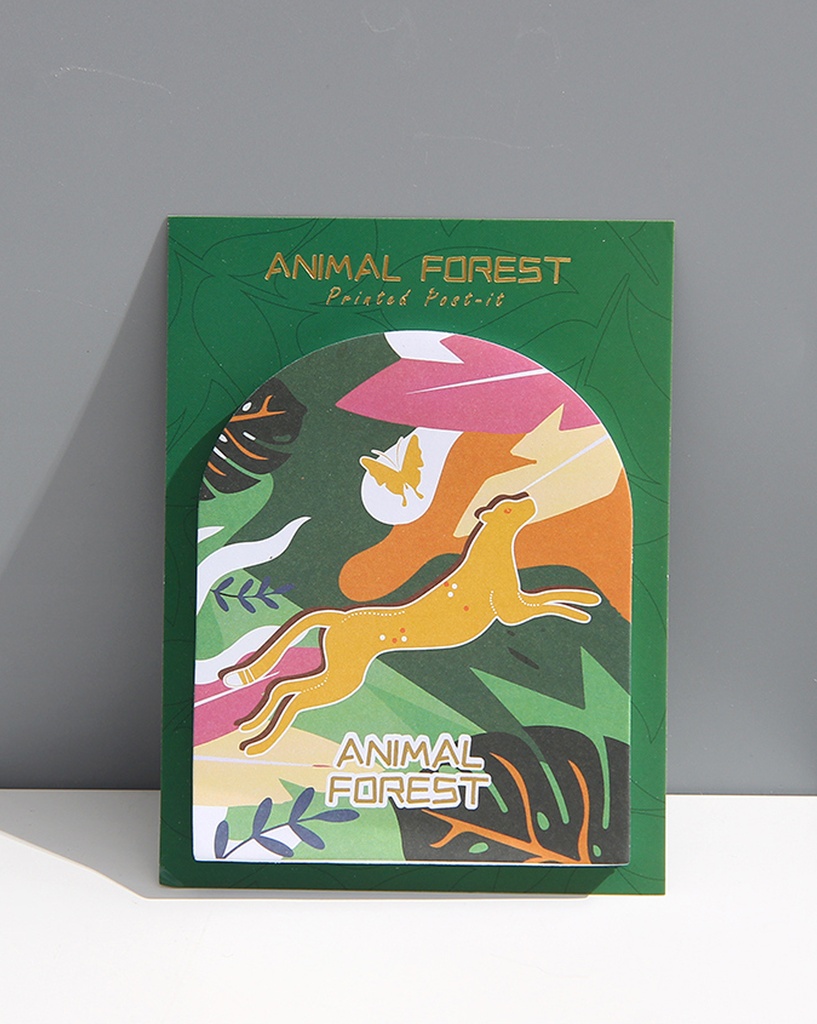 Animal Forest Collection Sticky Notes (50 Sheets)