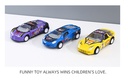 Alloy Pull Back Sports Car Toy with Double-Door (8351)