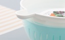 Salad Cutter Bowl (White)