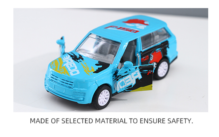 Alloy Pull Back SUV Sports Car Toy with Double-Door (8351)