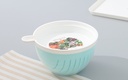 Salad Cutter Bowl (White)