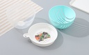 Salad Cutter Bowl (White)