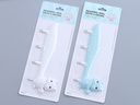 Squirrel Rail with 4 Hooks (White/Blue)