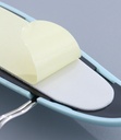 Squirrel Rail with 4 Hooks (White/Blue)