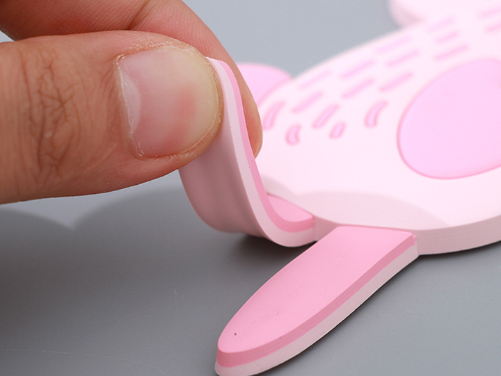 Pink Rabbit Soft Self-Adhesive Hook