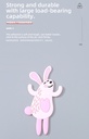 Pink Rabbit Soft Self-Adhesive Hook