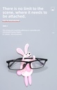 Pink Rabbit Soft Self-Adhesive Hook