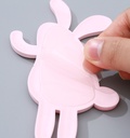 Pink Rabbit Soft Self-Adhesive Hook