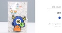 Monster Friends Collection - Soft PVC Refrigerator Magnet (The Brankie Family)