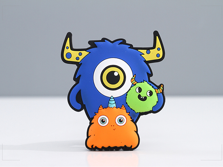 Monster Friends Collection - Soft PVC Refrigerator Magnet (The Brankie Family)
