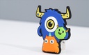 Monster Friends Collection - Soft PVC Refrigerator Magnet (The Brankie Family)