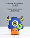 Monster Friends Collection - Soft PVC Refrigerator Magnet (The Brankie Family)