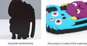 Monster Friends Collection - Soft PVC Refrigerator Magnet (The Eiden Family)