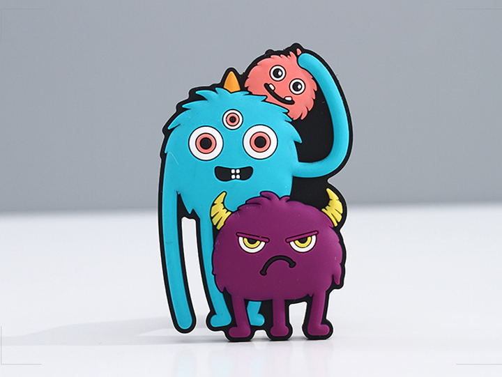 Monster Friends Collection - Soft PVC Refrigerator Magnet (The Eiden Family)