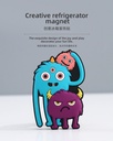 Monster Friends Collection - Soft PVC Refrigerator Magnet (The Eiden Family)