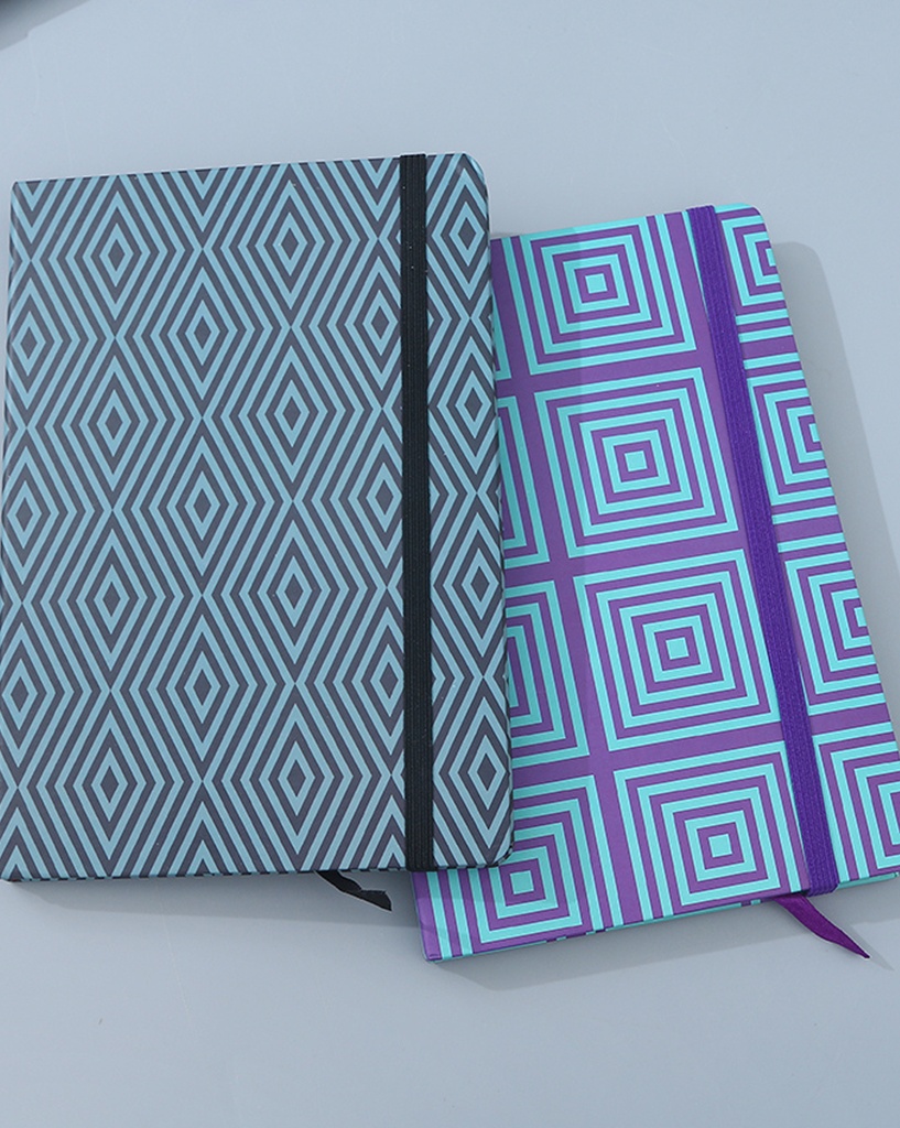 Rhombus Patterns Collection A5 Notebook (96 Sheets) (80gsm)