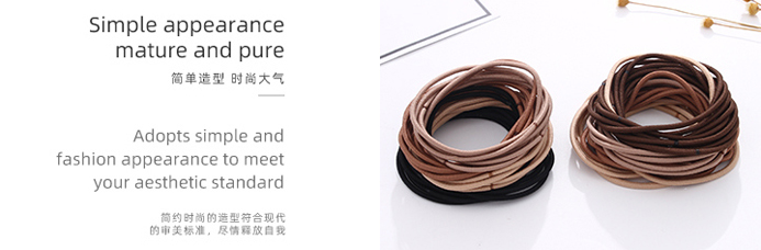 Basic Nylon Hair Tie - 30 Count