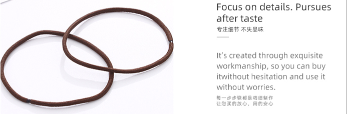 Basic Nylon Hair Tie - 30 Count
