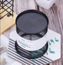 Simple Style Round Mesh Metal Pen Holder