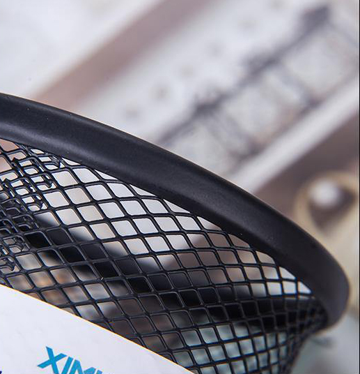 Simple Style Round Mesh Metal Pen Holder
