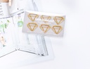 Diamond-Shaped Paper Clip Set