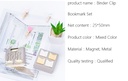Binder Clip Bookmark Set