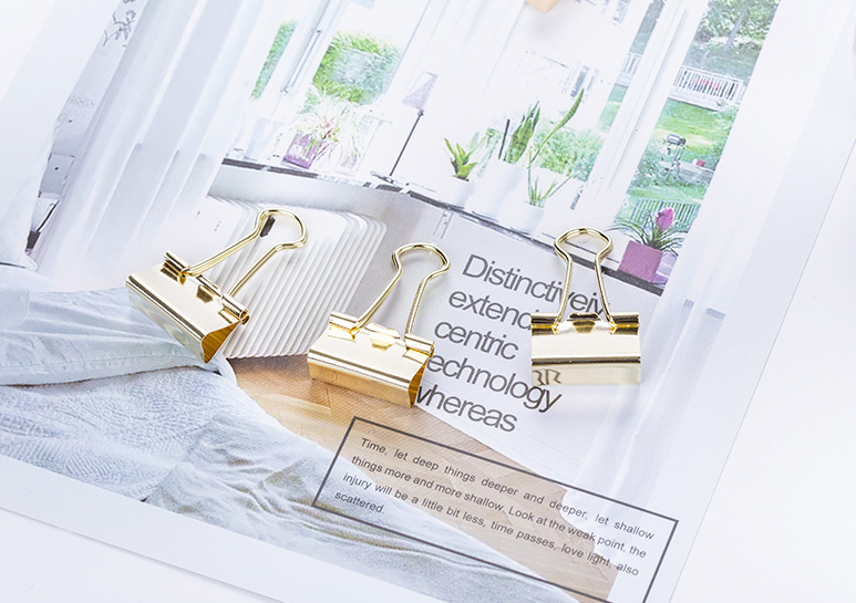 Binder Clip Bookmark Set