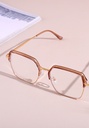 Retro Half Frame Blue Light Blocking Glasses