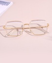 Retro Half Frame Blue Light Blocking Glasses