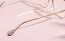 Retro Half Frame Blue Light Blocking Glasses