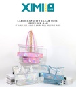 Large-Capacity Clear Tote Shoulder Bag