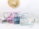 Large-Capacity Clear Tote Shoulder Bag